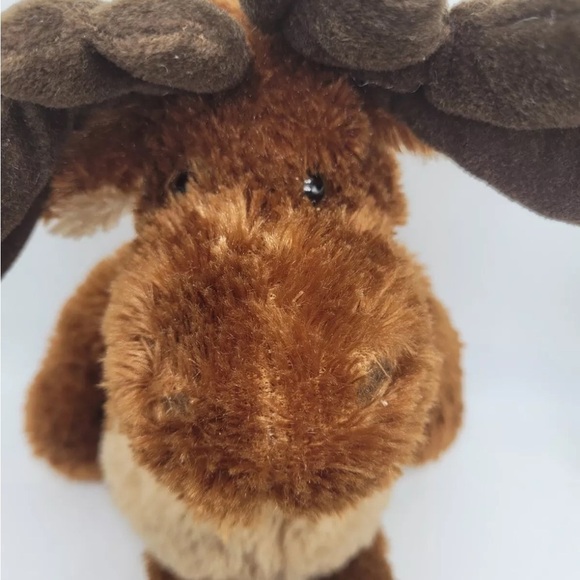 Unipak Designs Brown Moose Stuffed Animal Plush VGUC cute gift - Picture 3 of 4